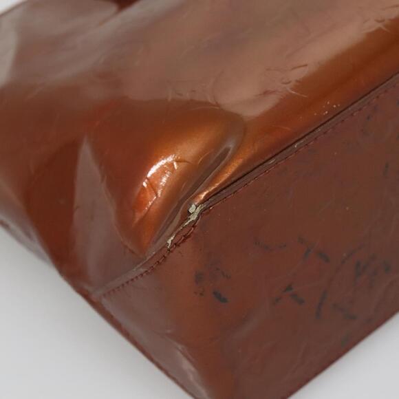LOUIS VUITTON Monogram Vernis Reade PM Hand Bag Bronze M91146 - Picture 16 of 16